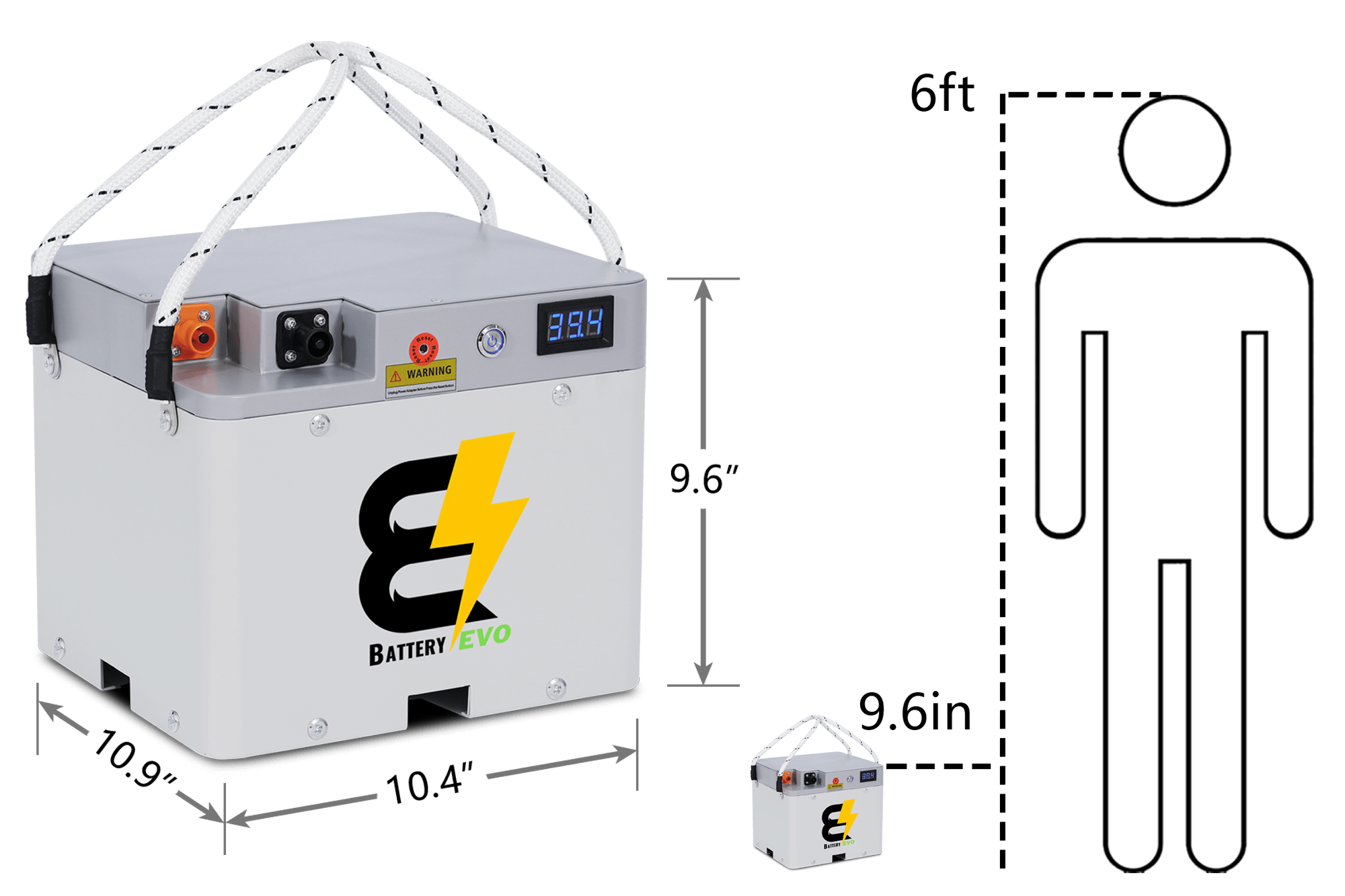 RAPTOR 36V 10kWh Lithium Battery 4x Kit