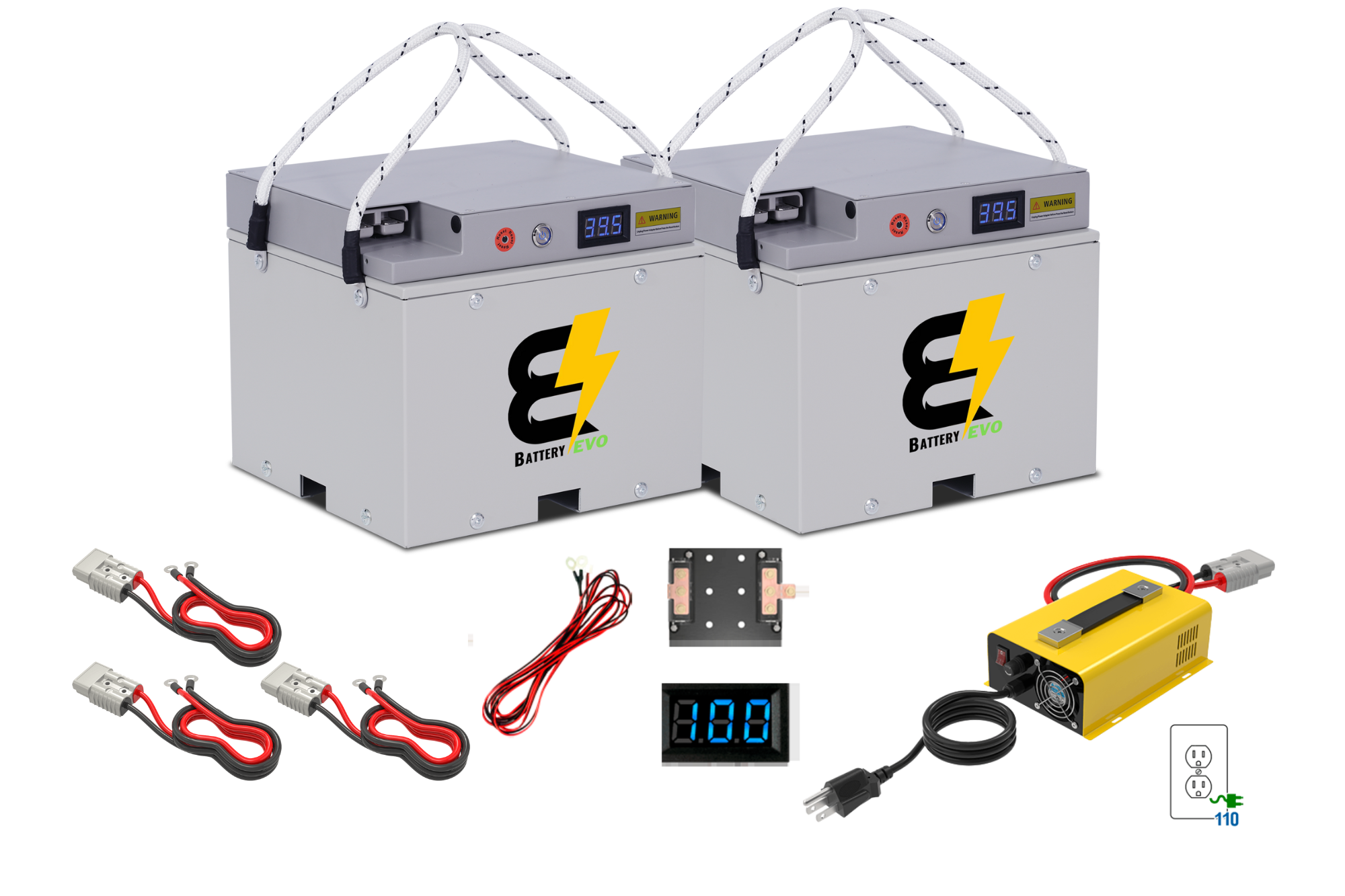 RAPTOR 36V 5kWh Lithium Battery 2x Kit