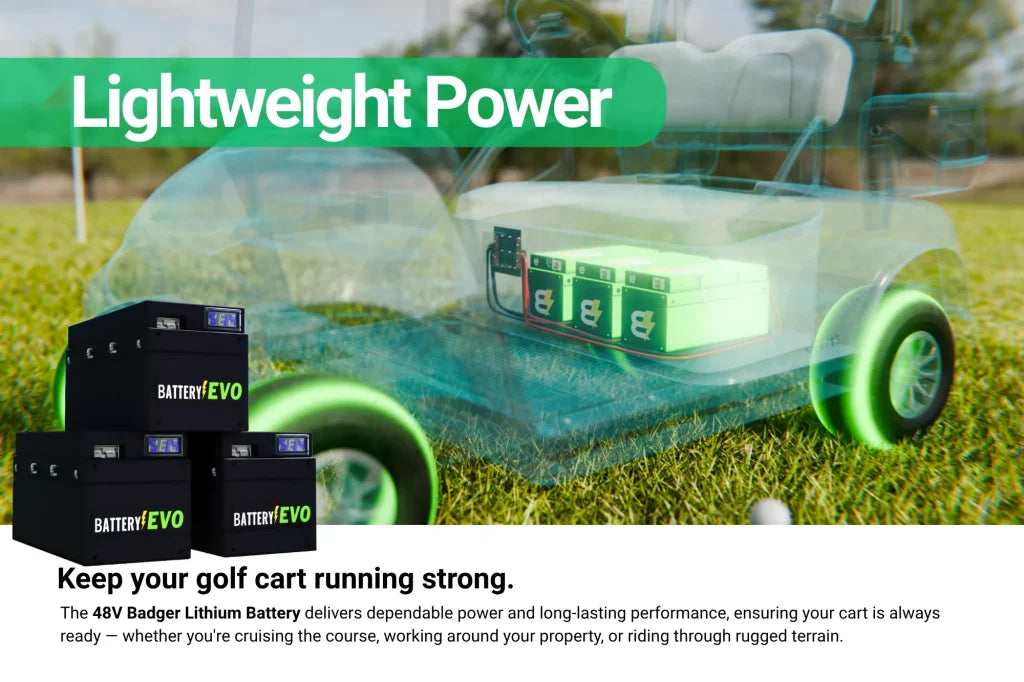 BADGER 48V 4.2kWh Lithium Battery 2x Kit