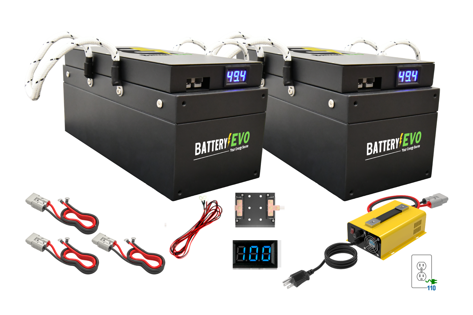 BADGER 48V 4.2kWh Lithium Battery 2x Kit