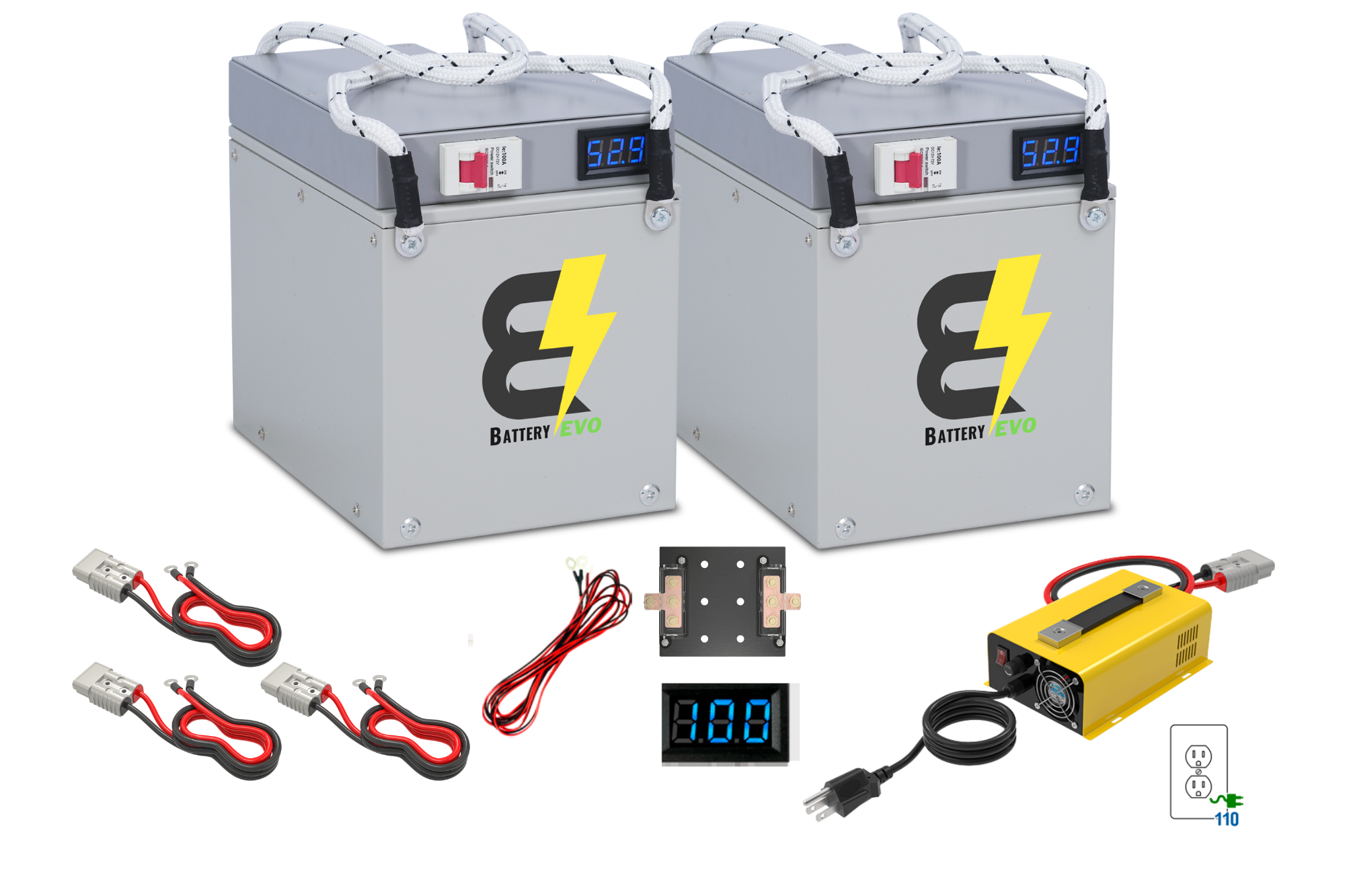 EAGLE 48V 3kWh Lithium Battery 2x Kit