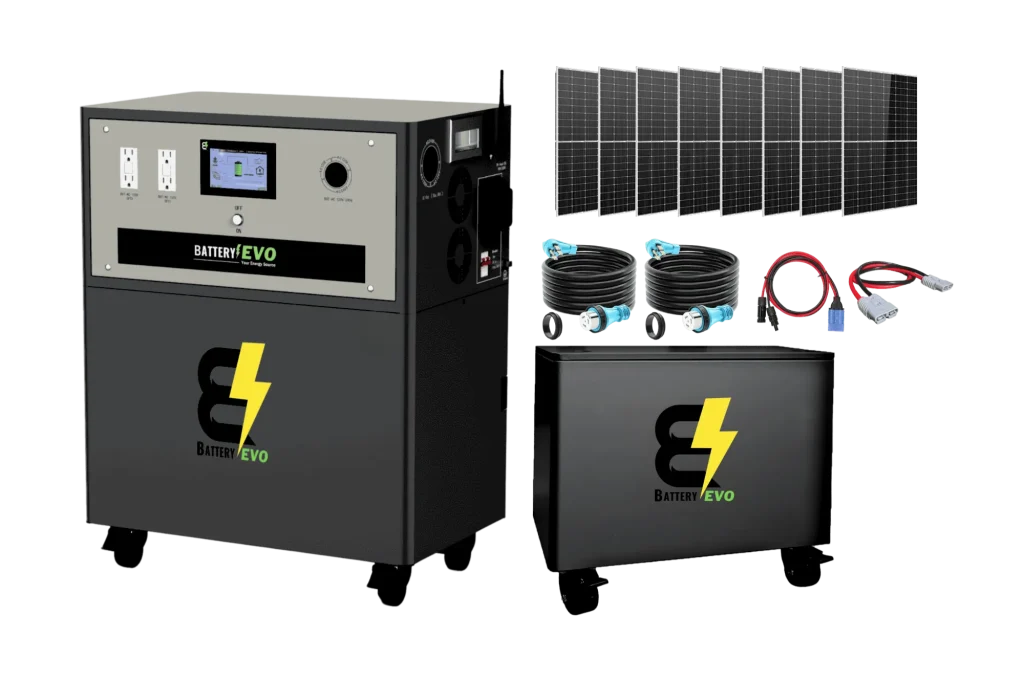 WALRUS G4 PLUS 96 V 46kWh Lithium Battery with 16.5kVA Inverter and 4.4kW Solar Panel Accessories AC 110/220V