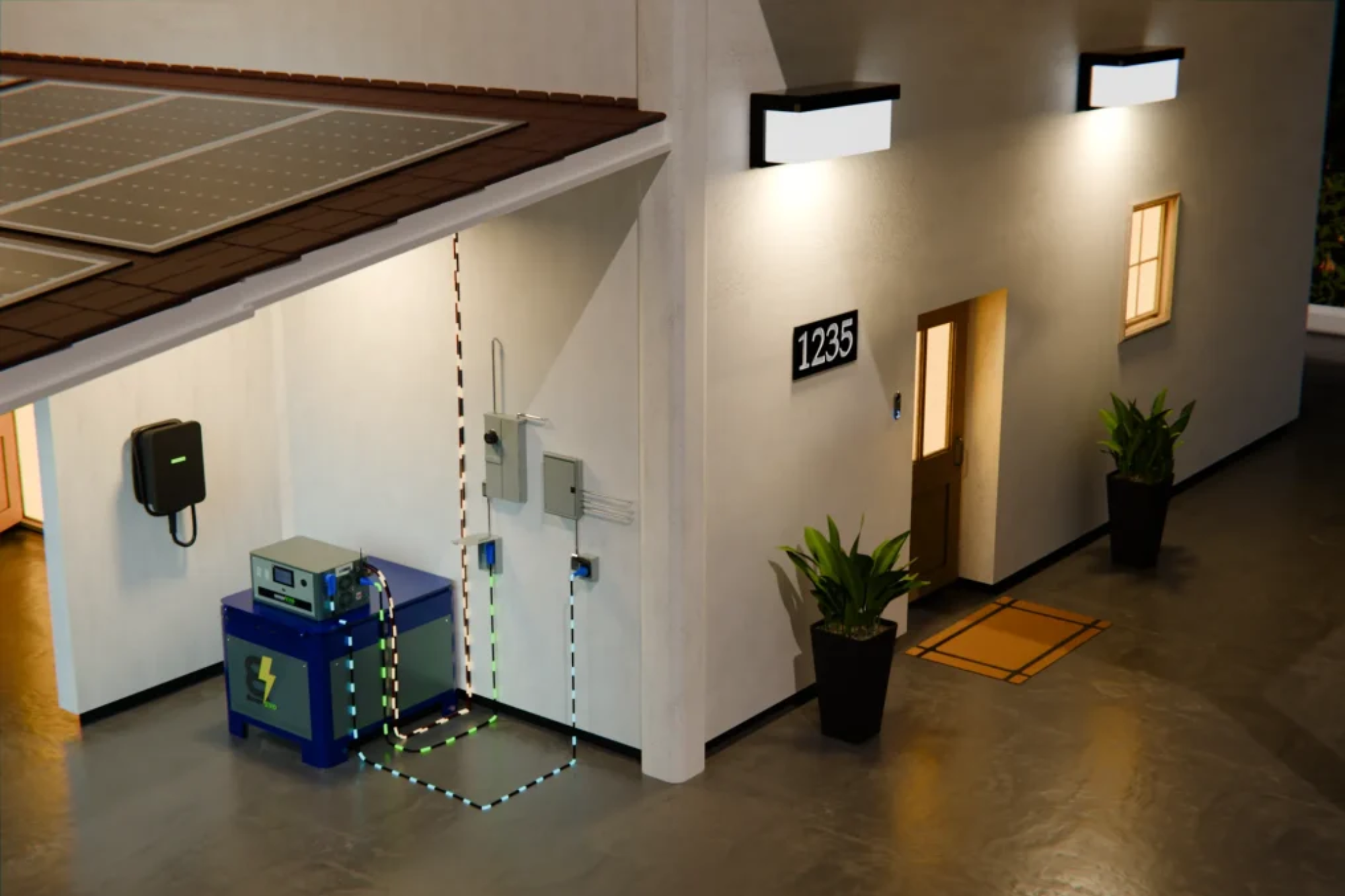 WALRUS PACIFIC 48V 62kWh Lithium Battery with 12.5kVA Inverter AC 110/220V