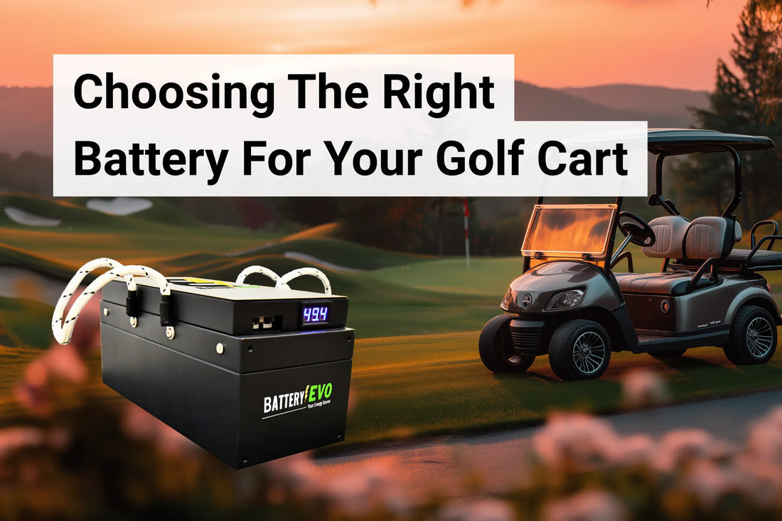 Powering Your Drive: Choosing the Right Battery for Your Golf Cart