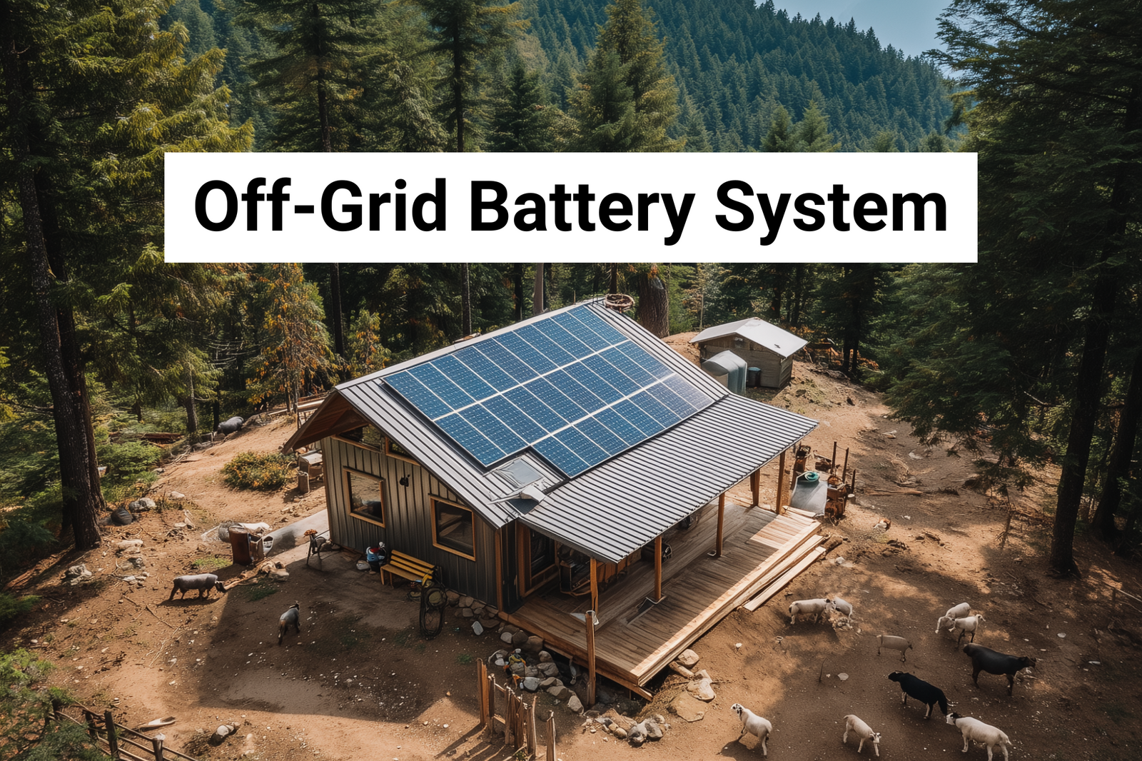 Living Off-Grid? Best off grid solar battery system for 24/7 Power ...