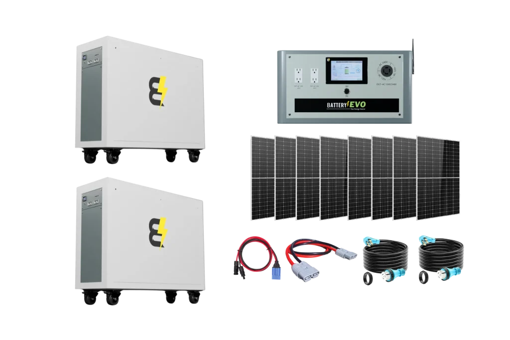 48V RHINO 4 2x with INVERTER and Solar Accessories Kit