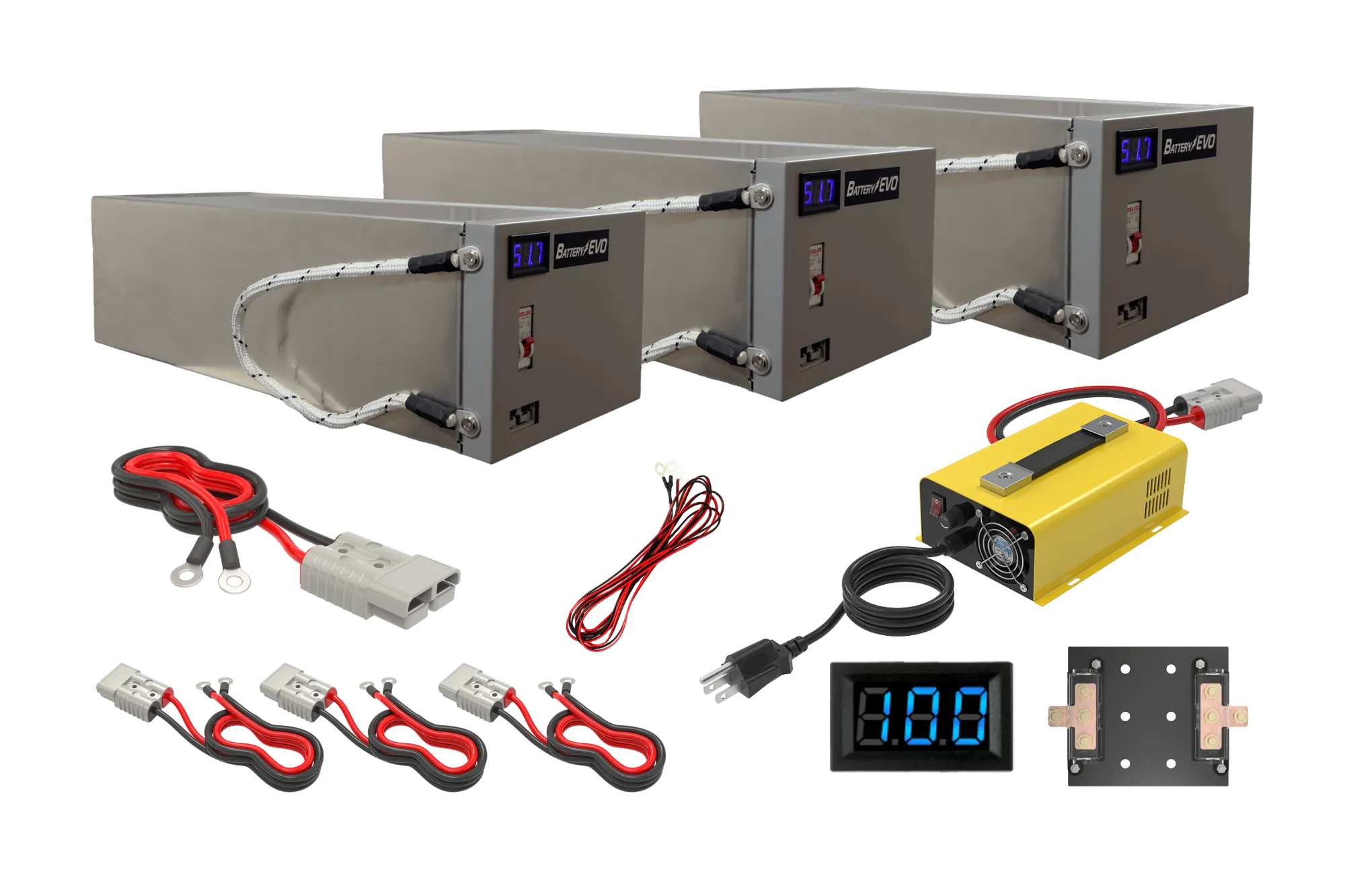 CHIHUAHUA 48V 6kWh Lithium Battery 3x Kit