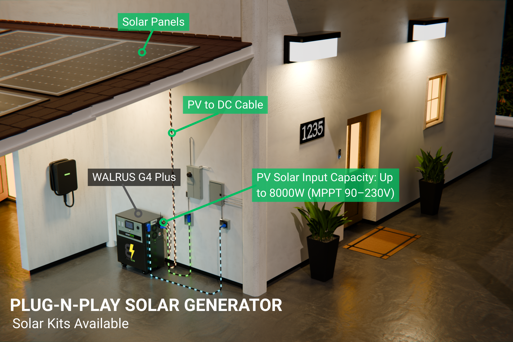 WALRUS G4 Plus 16.5K INV. 23 kWh AC110/220V 96N